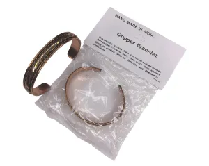 100% COPPER BRACELET #9: Handcrafted in India