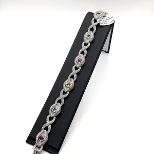 10KT DIAMOND EYE BRACELET
