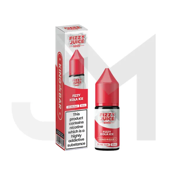 10mg Fizzy Juice King Bar 10ml Nic Salts (50VG/50PG)