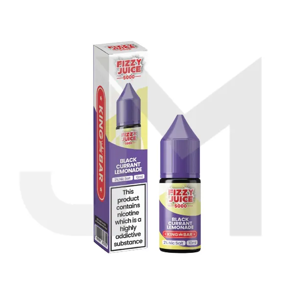 10mg Fizzy Juice King Bar 10ml Nic Salts (50VG/50PG)