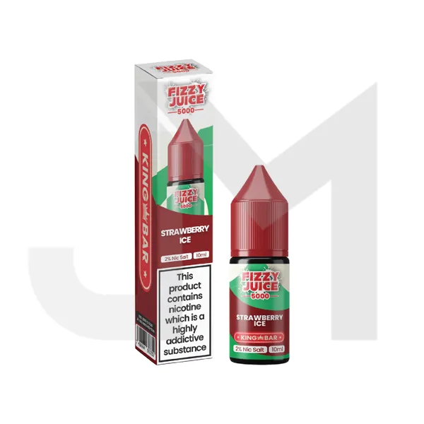 10mg Fizzy Juice King Bar 10ml Nic Salts (50VG/50PG)