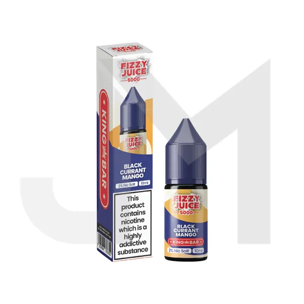 10mg Fizzy Juice King Bar 10ml Nic Salts (50VG/50PG)