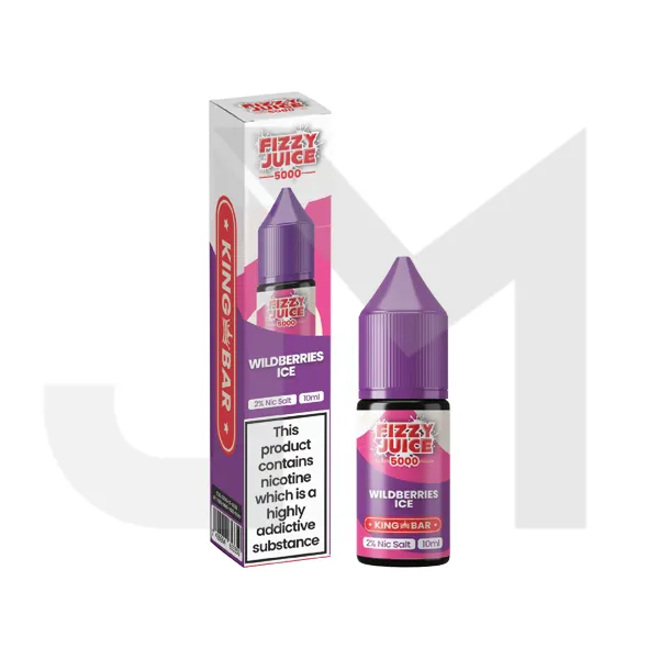 10mg Fizzy Juice King Bar 10ml Nic Salts (50VG/50PG)