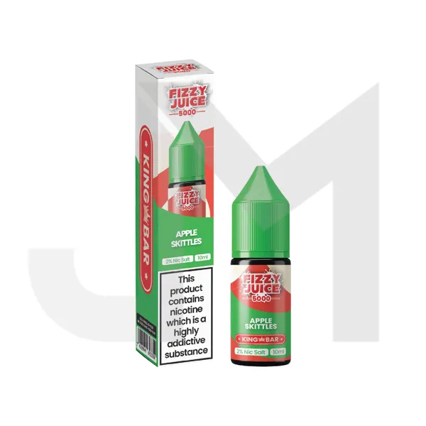 10mg Fizzy Juice King Bar 10ml Nic Salts (50VG/50PG)
