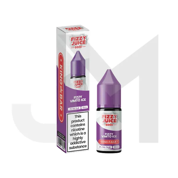 10mg Fizzy Juice King Bar 10ml Nic Salts (50VG/50PG)