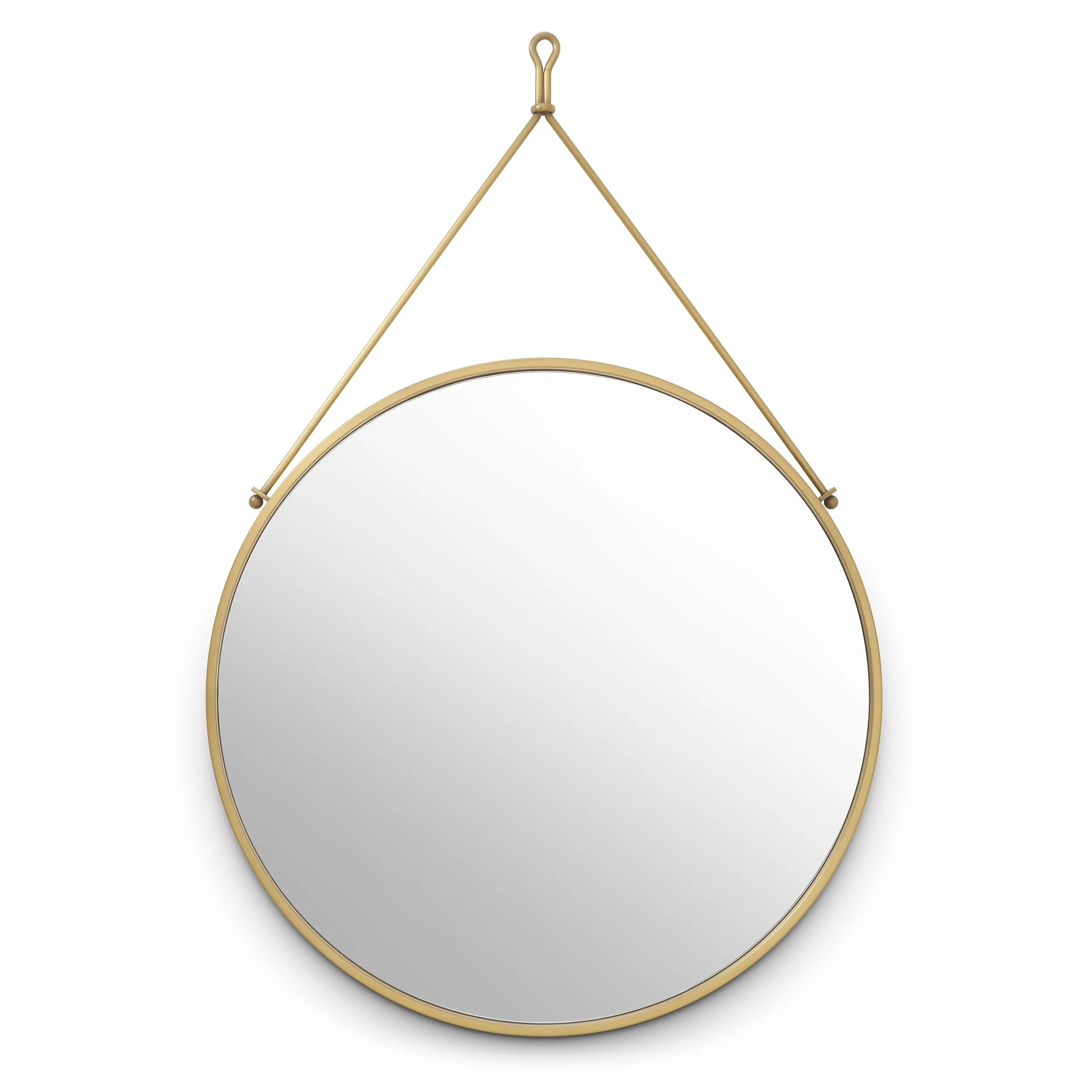 115083 - Mirror Morongo brushed brass finish