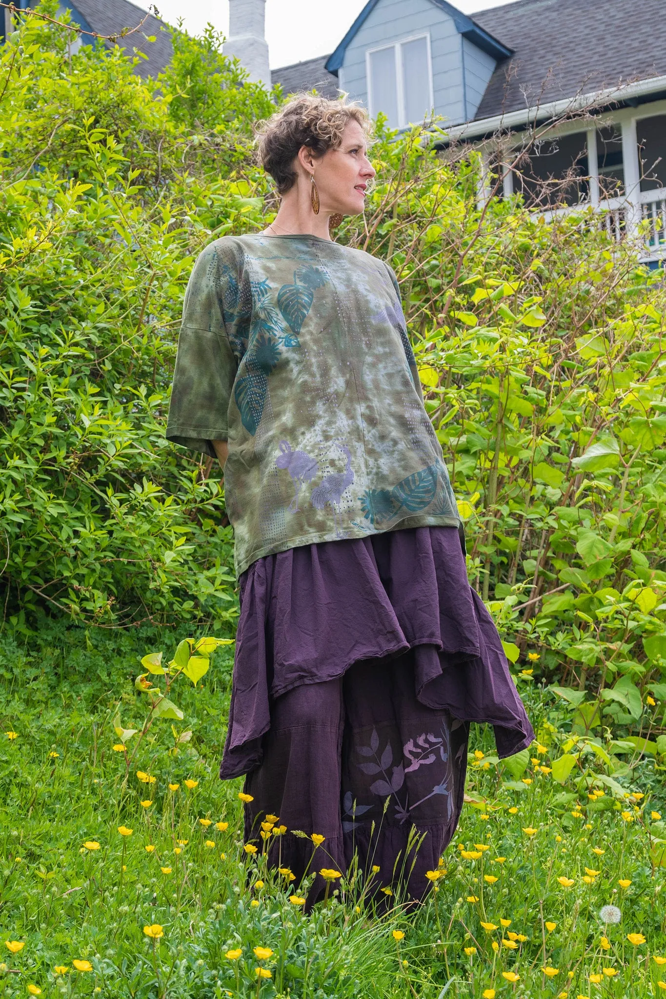 1236HD Line Tee Wood Moss-P 30"L