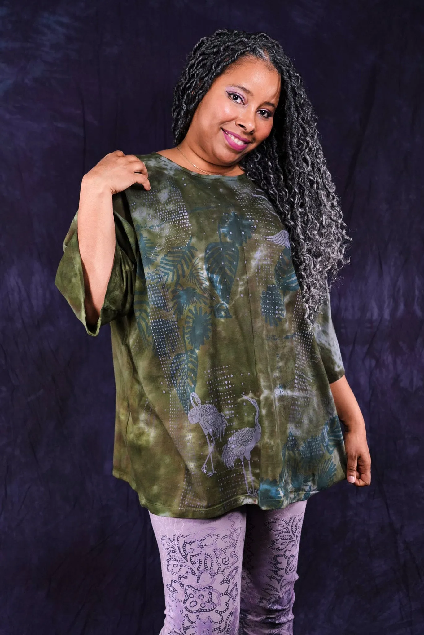 1236HD Line Tee Wood Moss-P 30"L