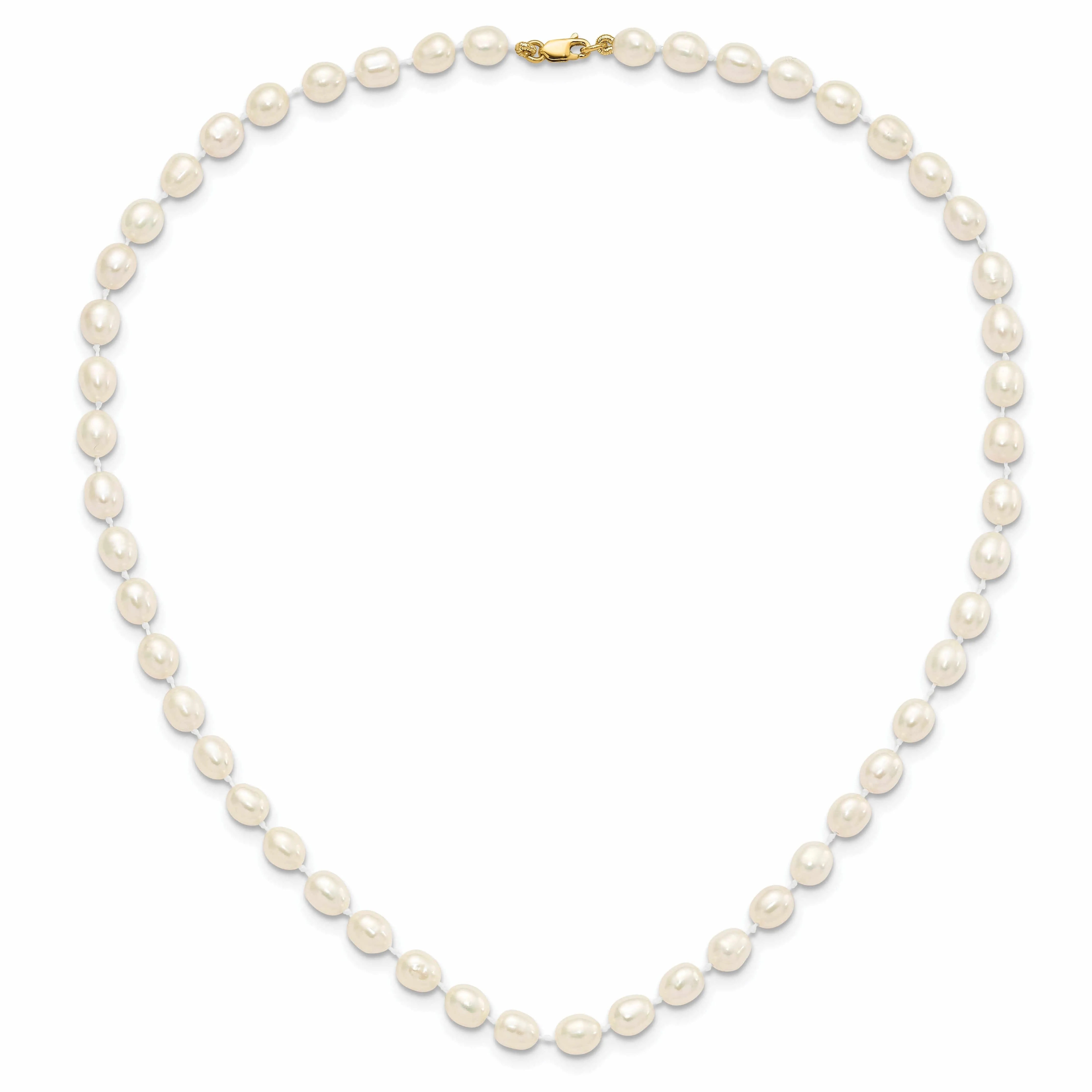 14k FWC Pearl Bracelet Necklace Earrings Set