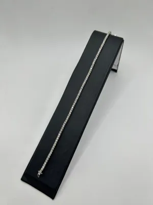 14KT WHITE GOLD TENNIS BRACELET