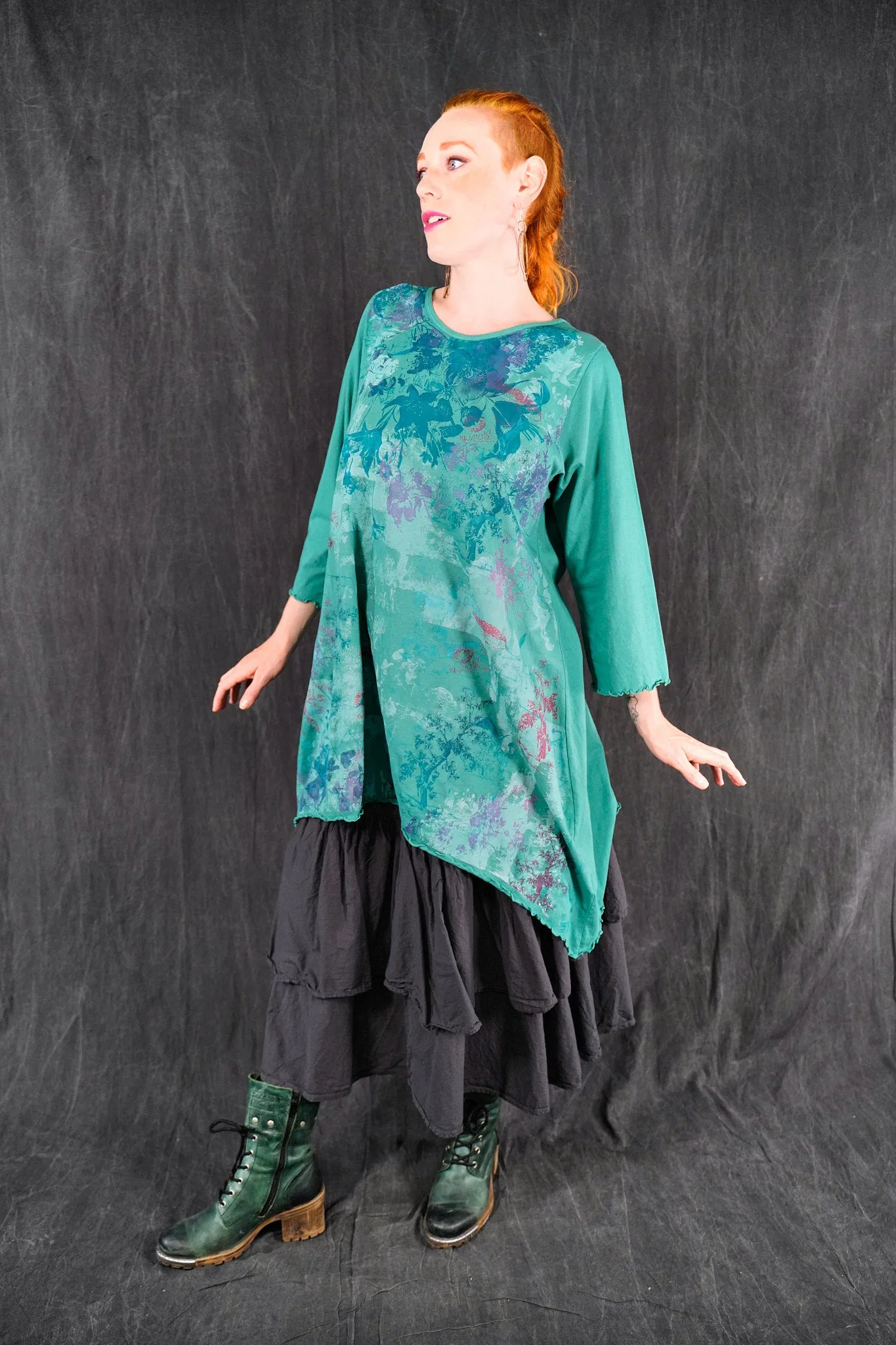 1565 Swing Tunic Cyan-P
