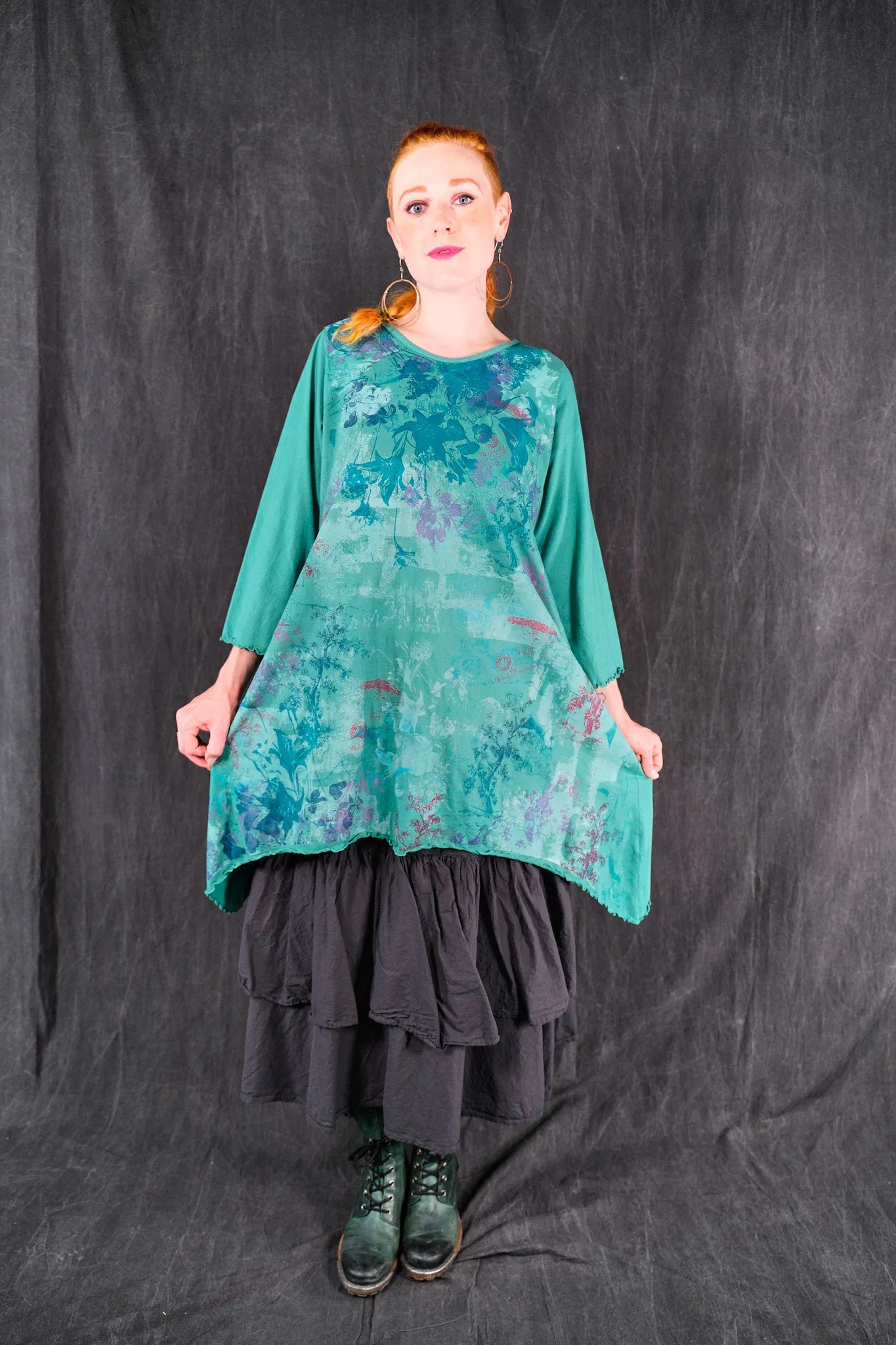 1565 Swing Tunic Cyan-P
