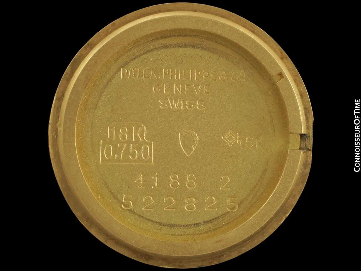 1973 Patek Philippe Ladies Vintage Bracelet Watch Ref. 4188/2, 18K Gold - Original Certificate