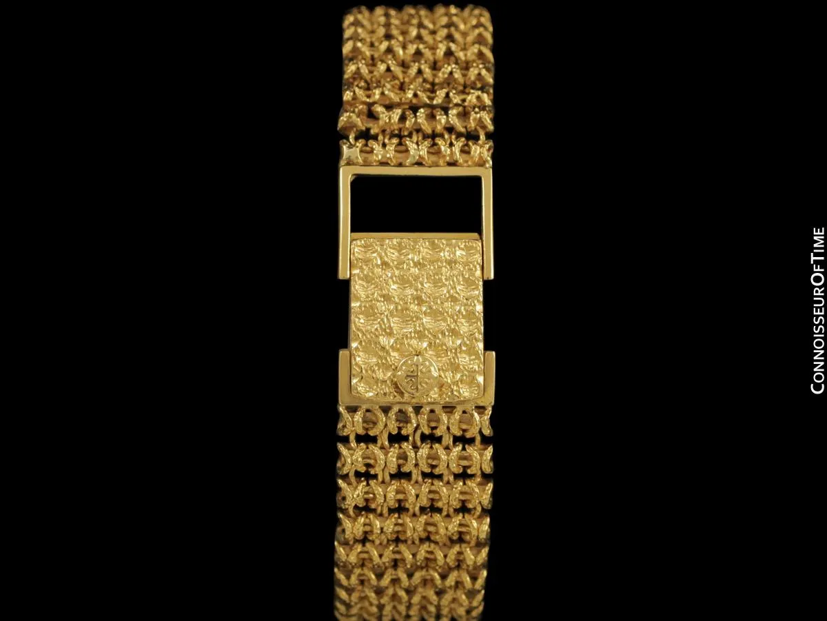 1973 Patek Philippe Ladies Vintage Bracelet Watch Ref. 4188/2, 18K Gold - Original Certificate