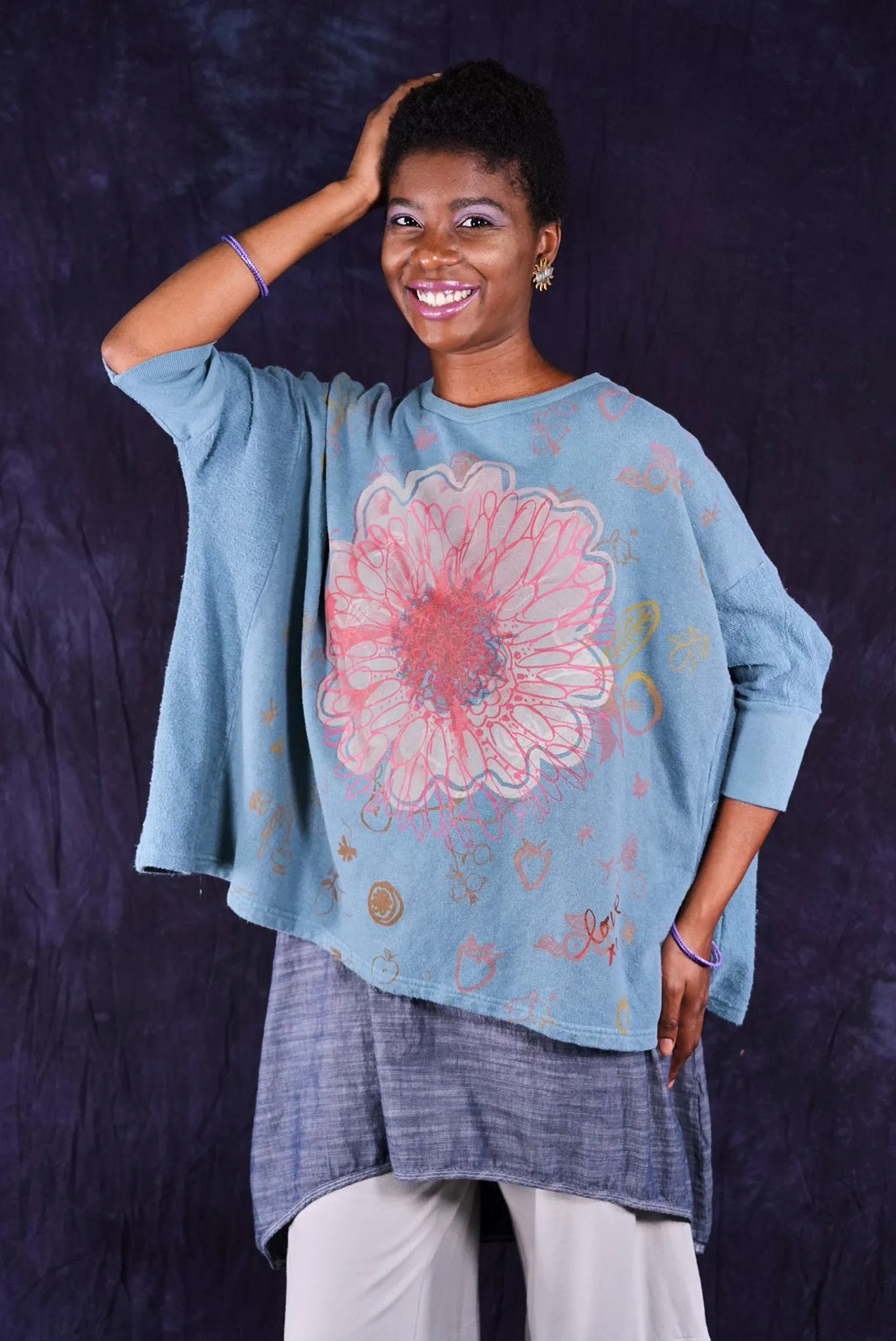 2306 Colors Sweatshirt Sea-P