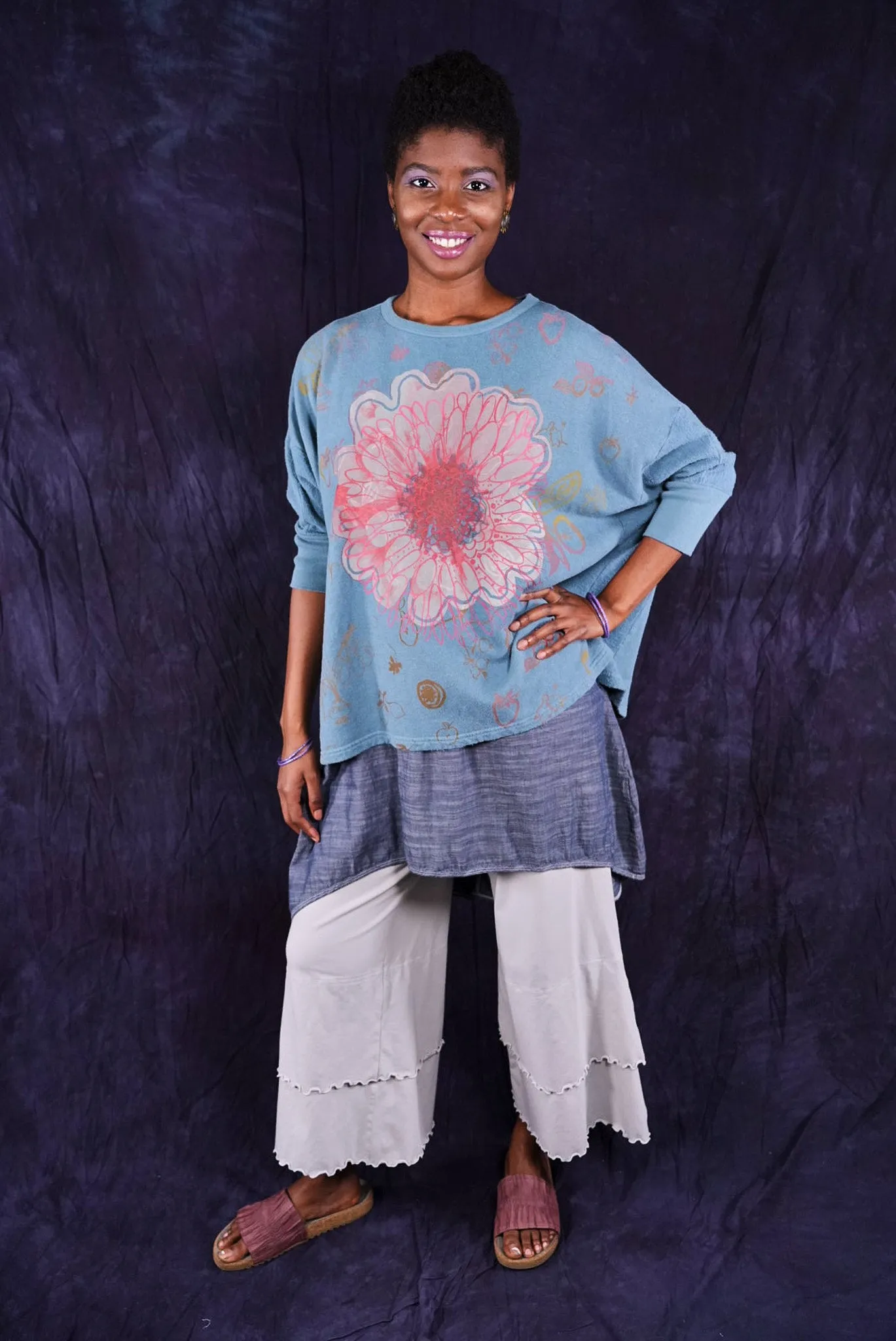 2306 Colors Sweatshirt Sea-P