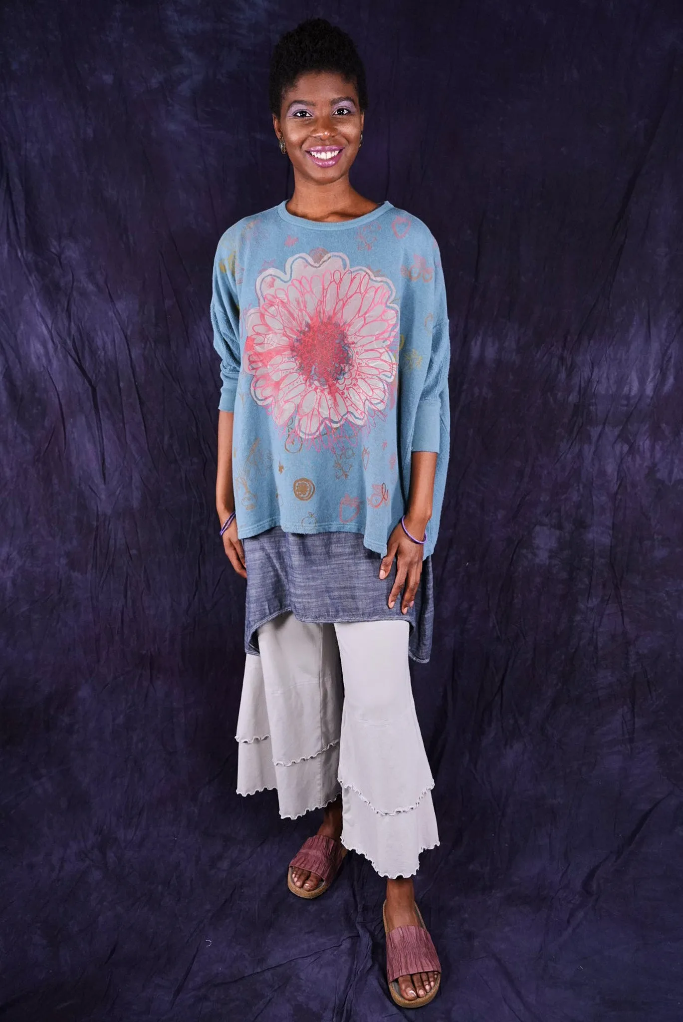2306 Colors Sweatshirt Sea-P