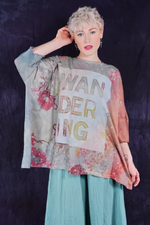 2353HD Square Tee w/Lettuce Edge Sleeves-Sea & Earth Wanderer