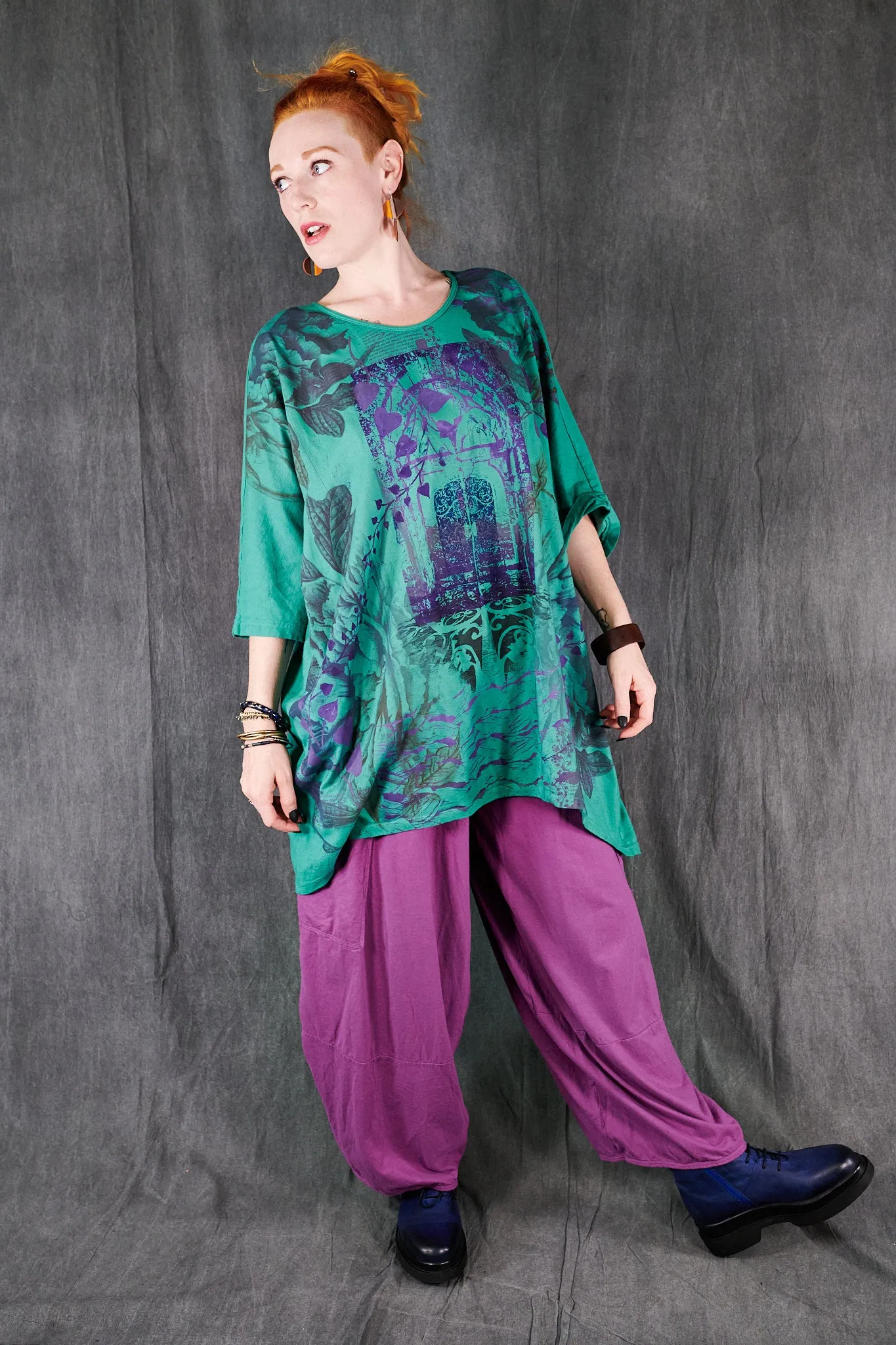 2358 Tournesol Tee Cyan-P