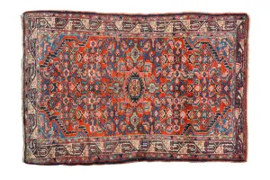 2.5x4 Vintage Tajabad Rug