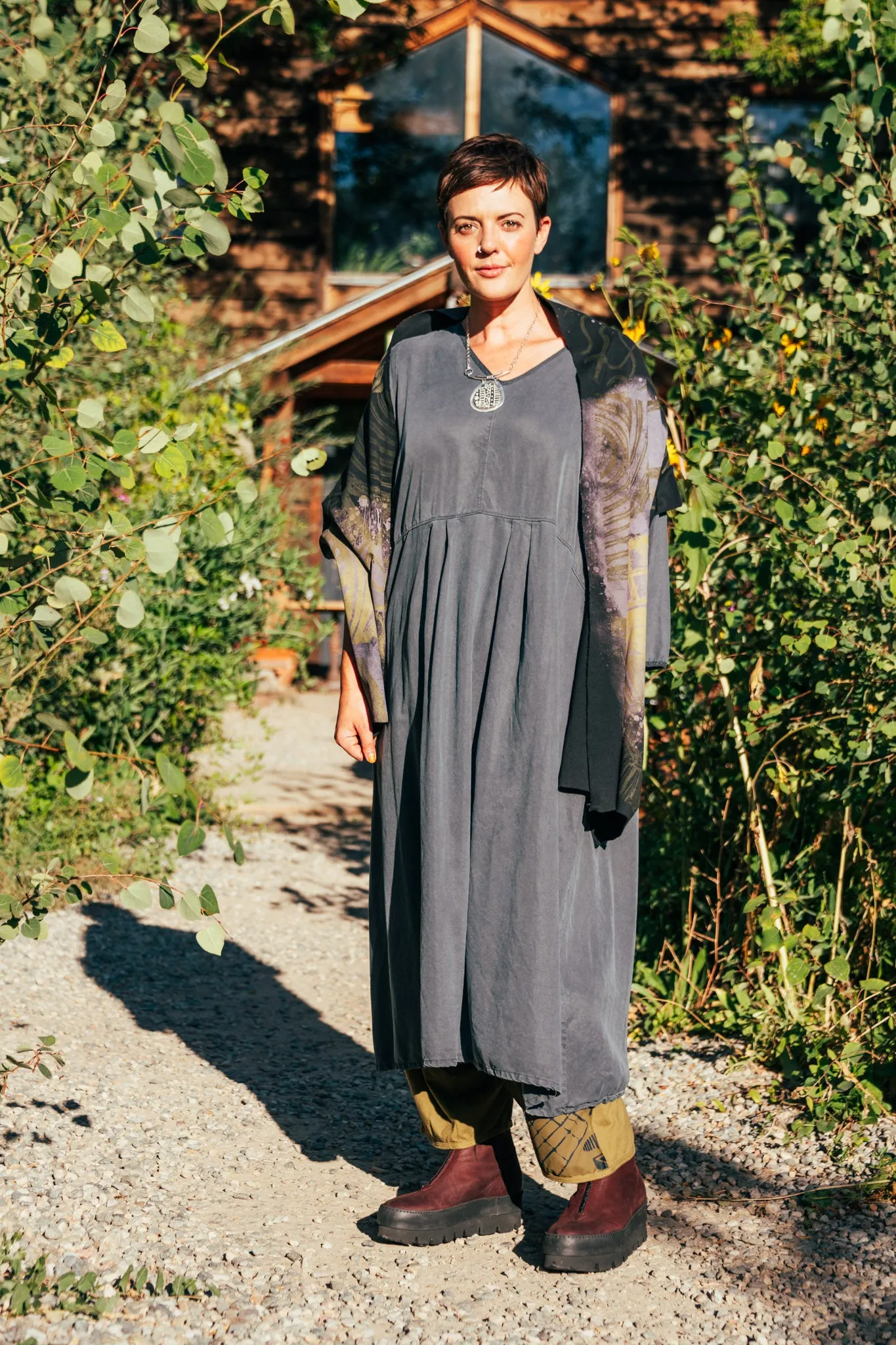 7251 Tencel Dress (Like Silk) Thoreau