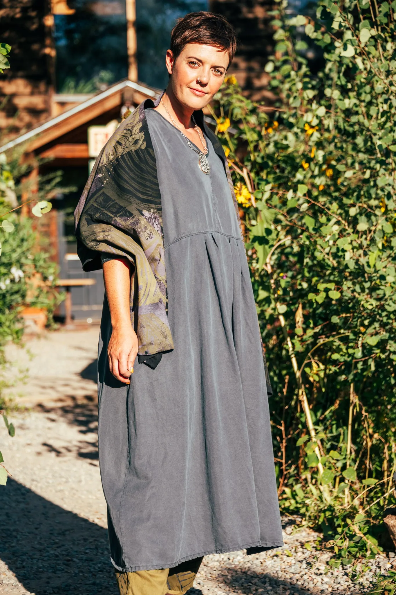 7251 Tencel Dress (Like Silk) Thoreau