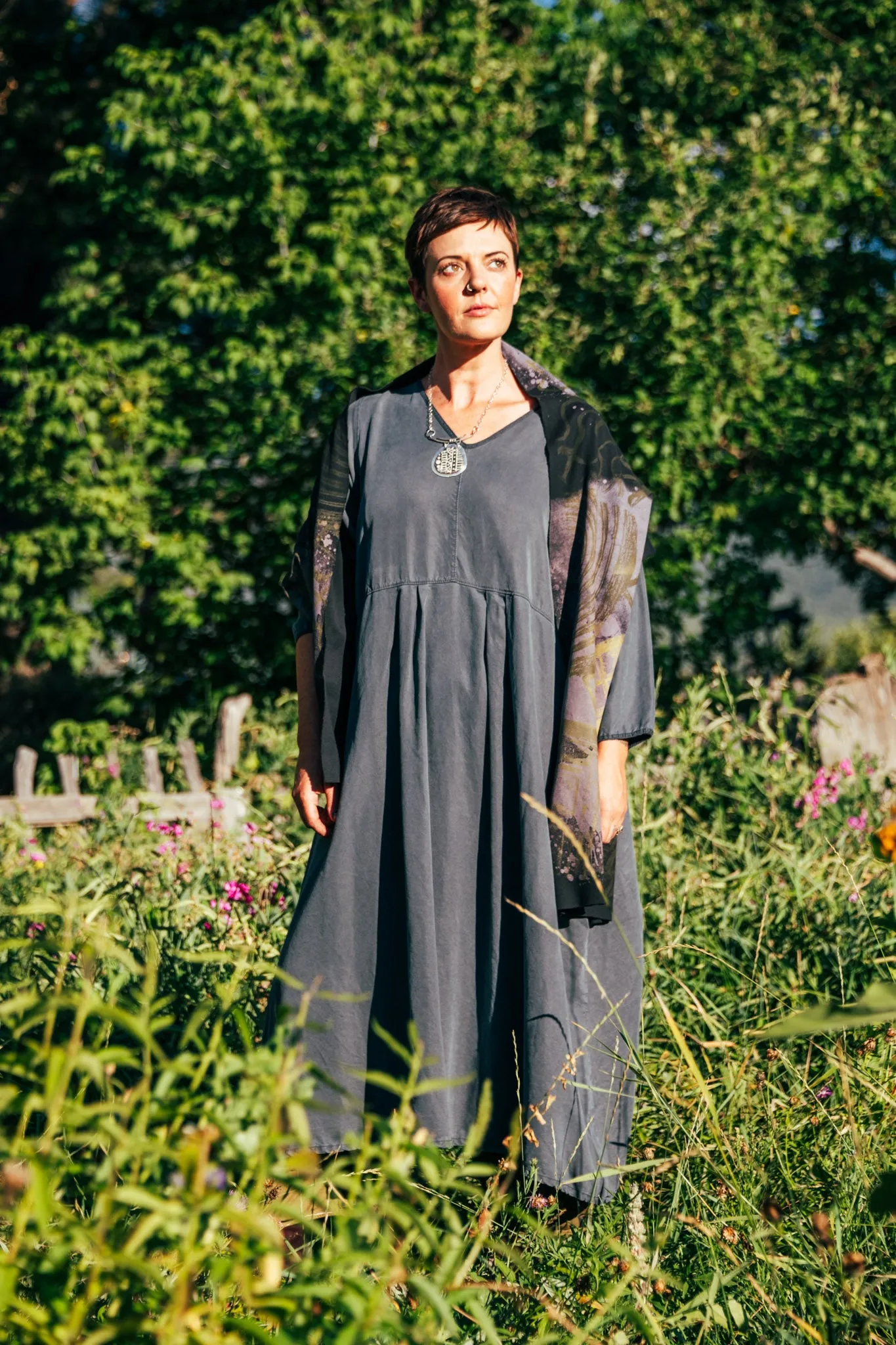 7251 Tencel Dress (Like Silk) Thoreau