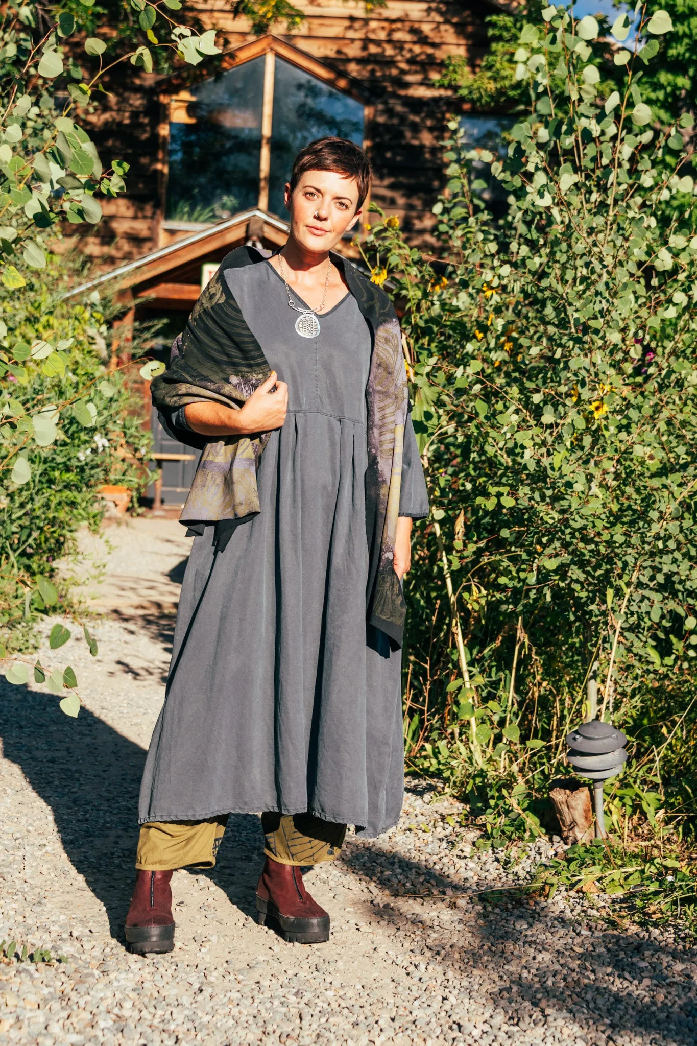 7251 Tencel Dress (Like Silk) Thoreau