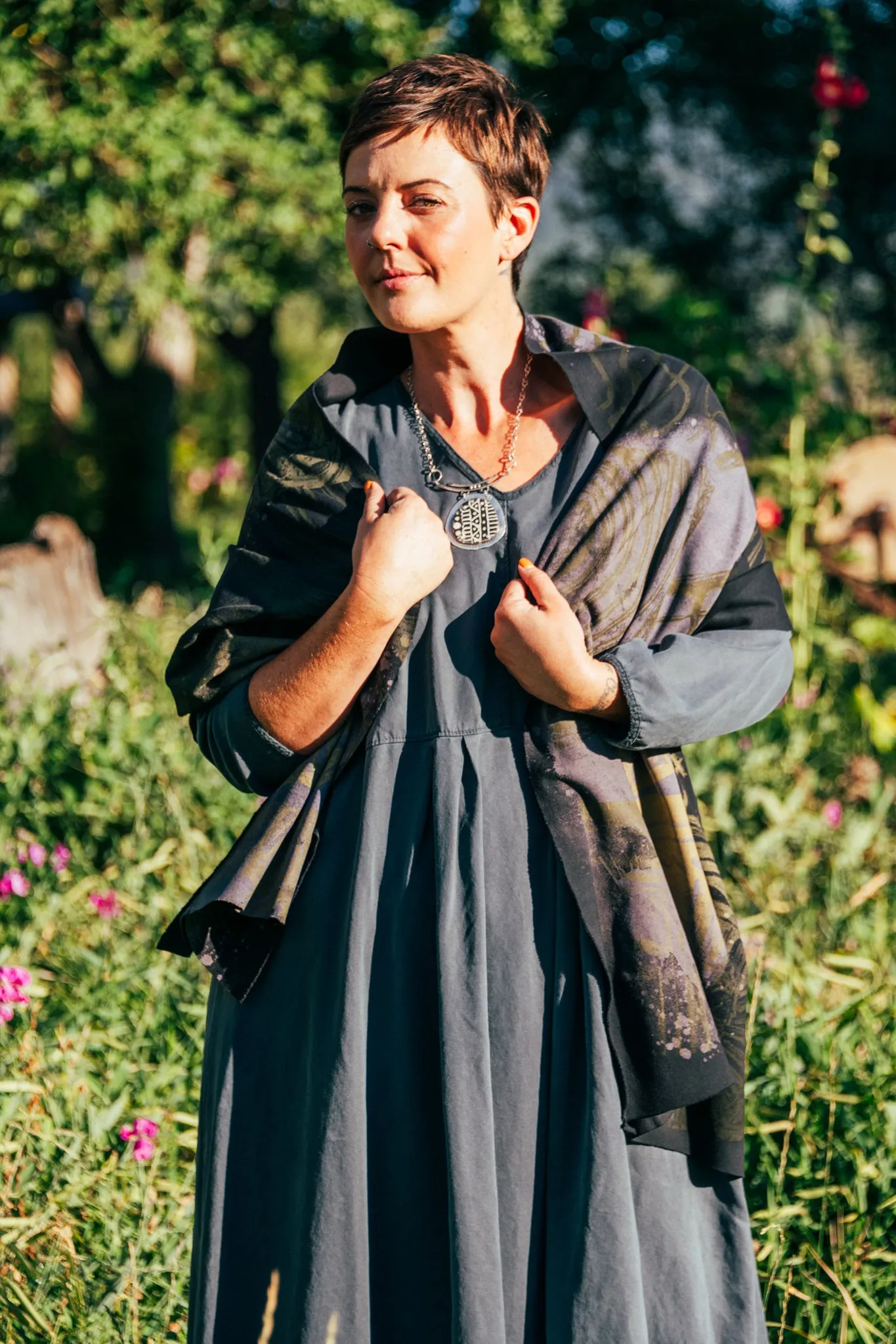 7251 Tencel Dress (Like Silk) Thoreau