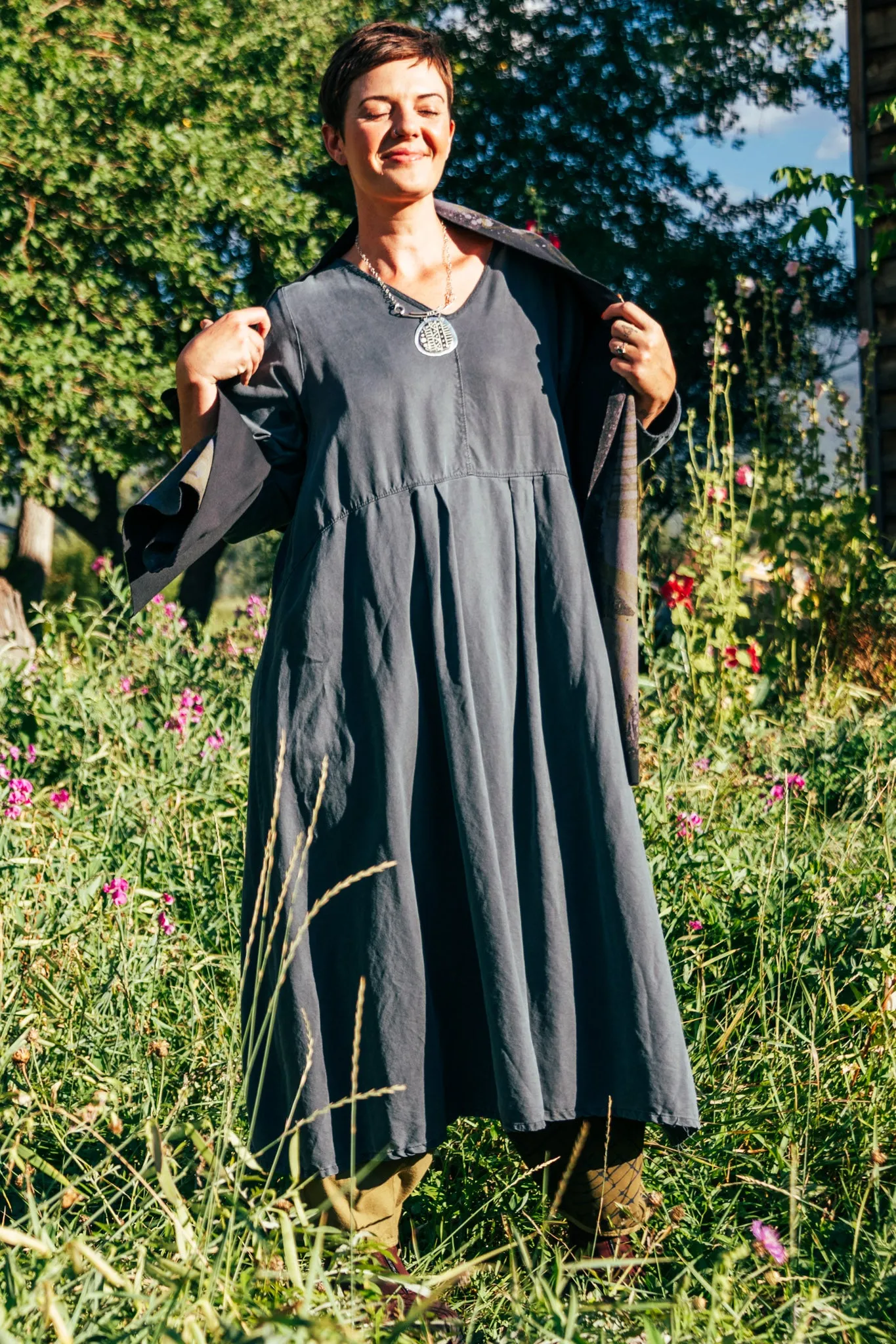 7251 Tencel Dress (Like Silk) Thoreau