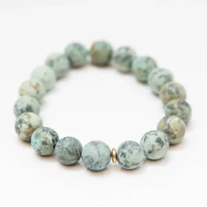 African Turquoise Crystal Bracelet