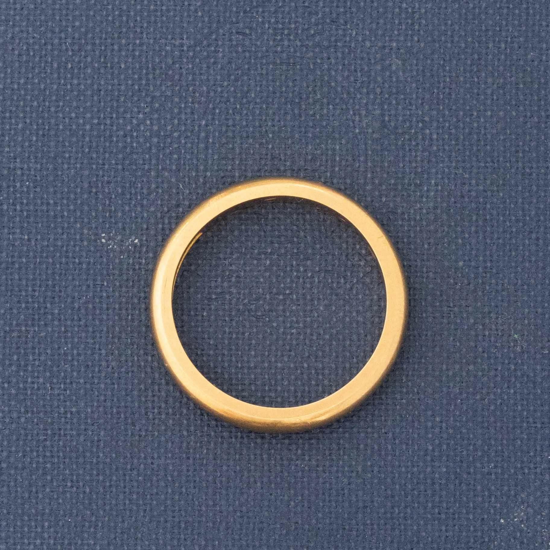 Antique Gold English Wedding Band, 2.80mm