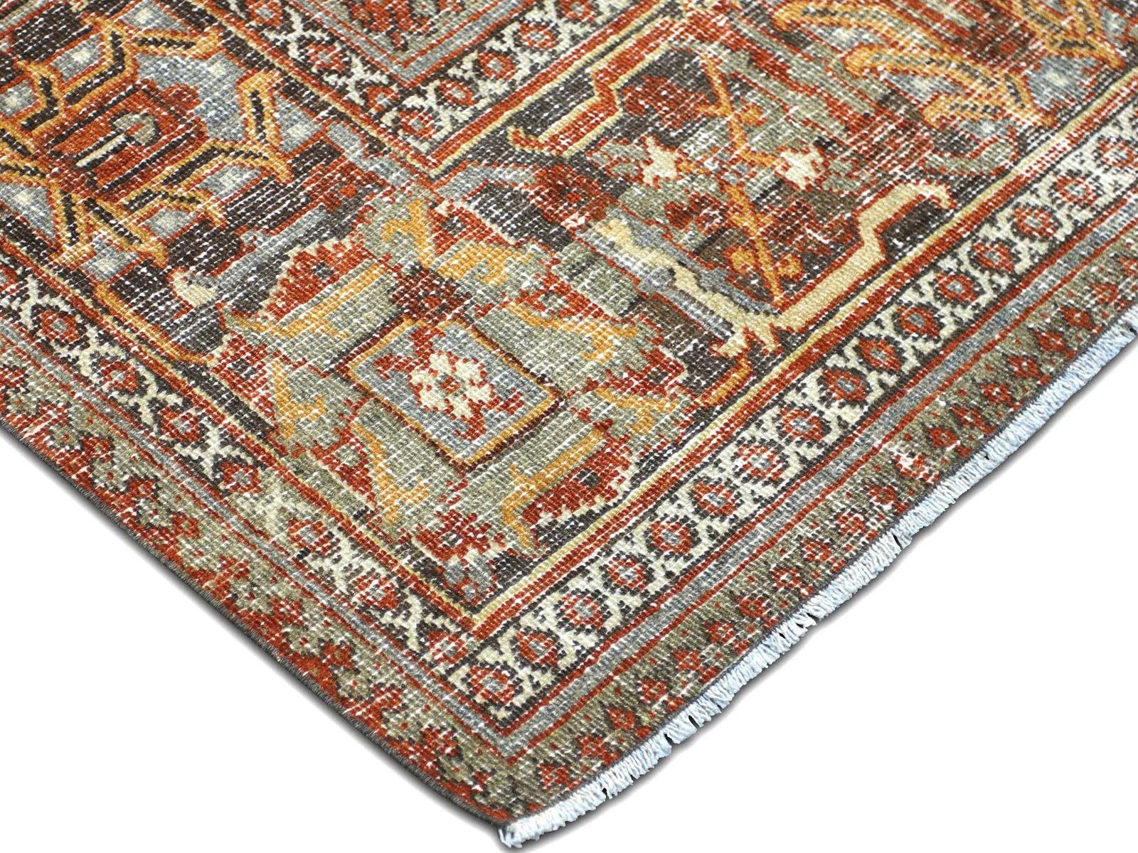 Antique Persian Joshagan Rug - 9'2" x 11'8"