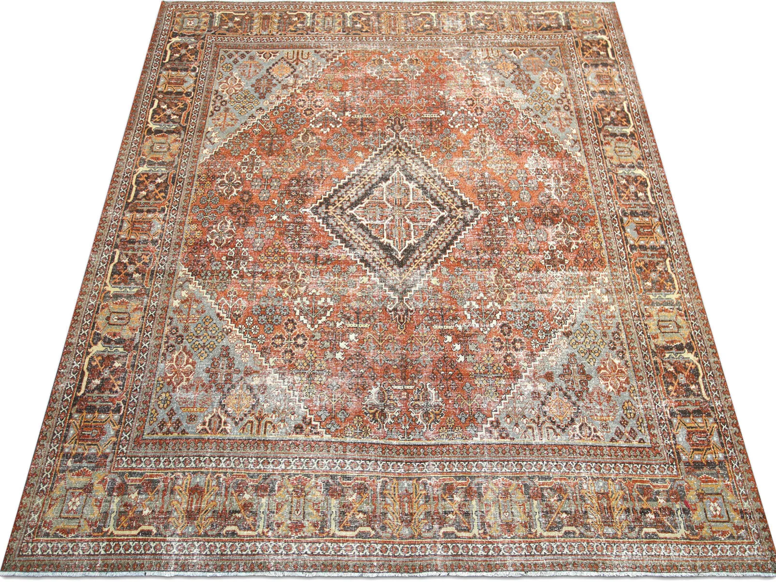 Antique Persian Joshagan Rug - 9'2" x 11'8"