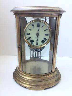 Antique Seth Thomas Brass Mantle Clock