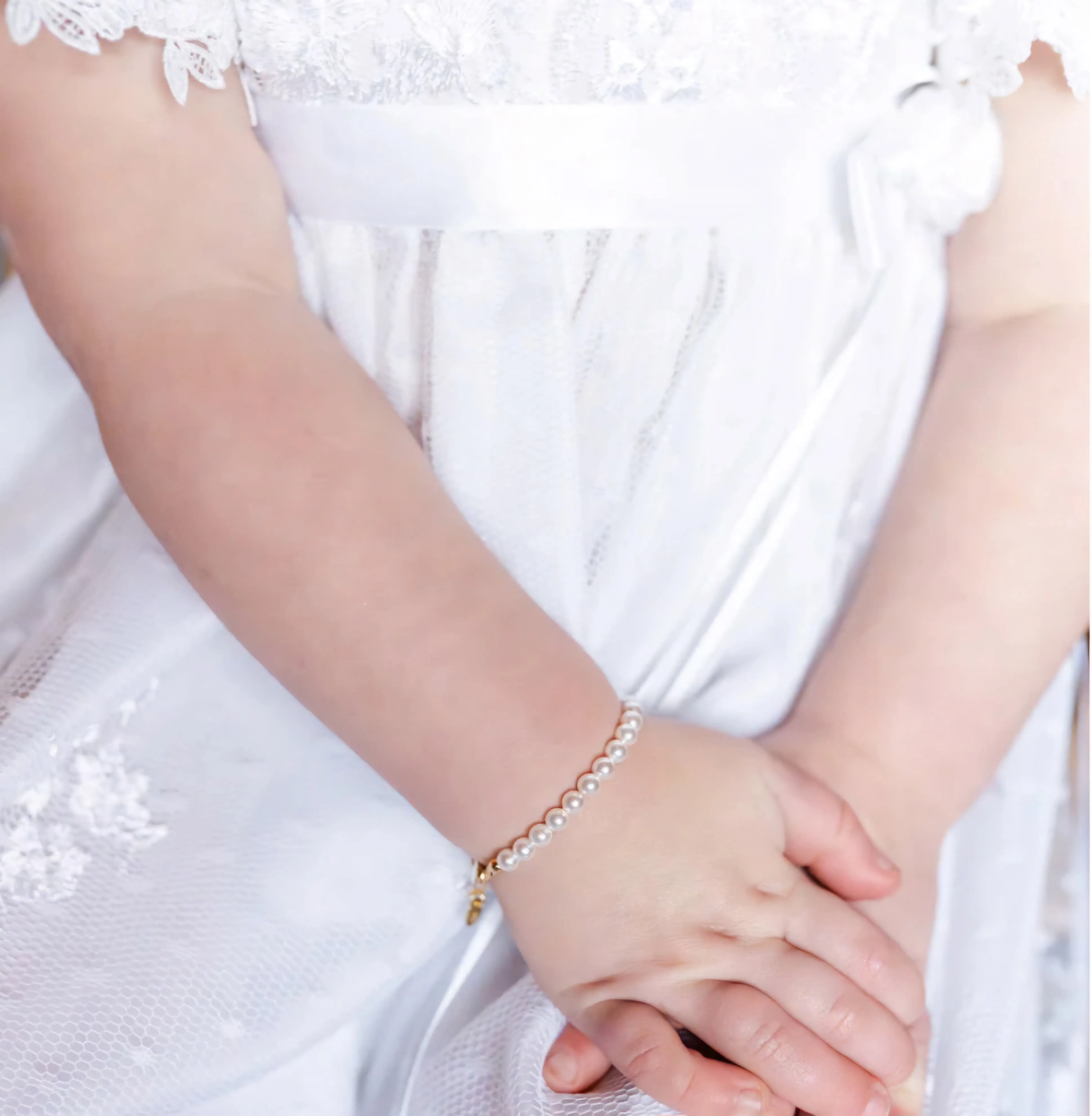 Audrey 14K Gold Plated Pearl Bracelet