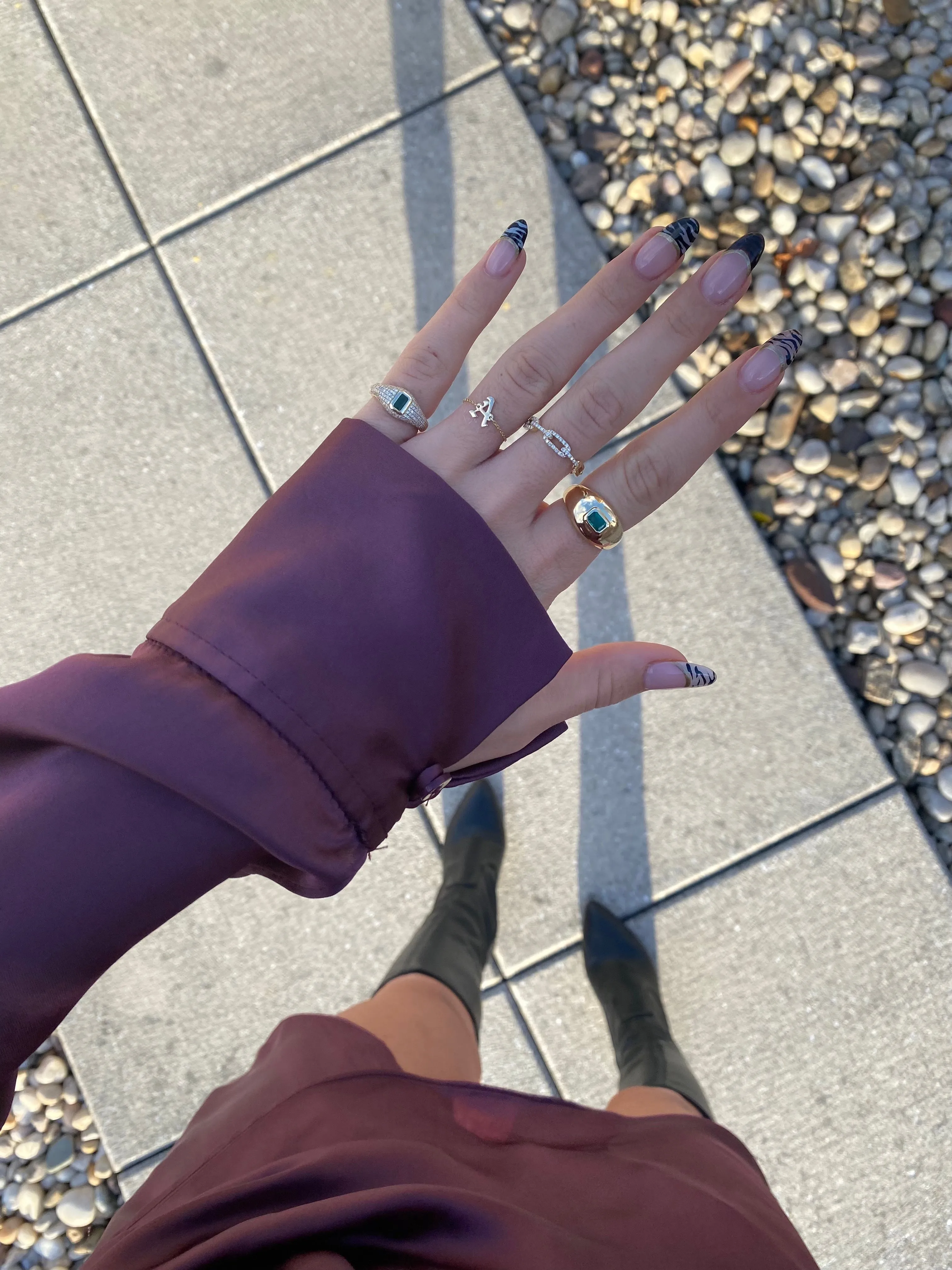 AUDREY - The Pave Diamond Pinky Ring