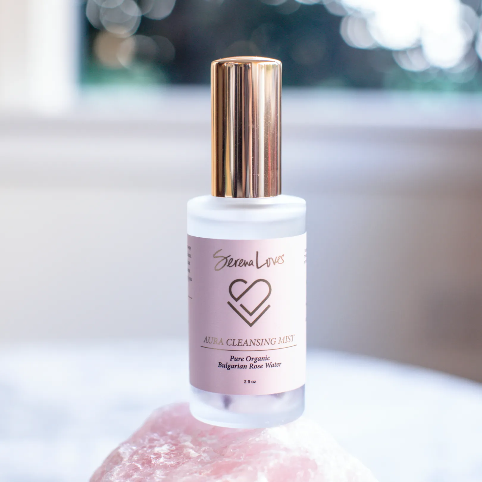 Aura Cleansing Mist with Pure Organic Bulgarian Rose Water