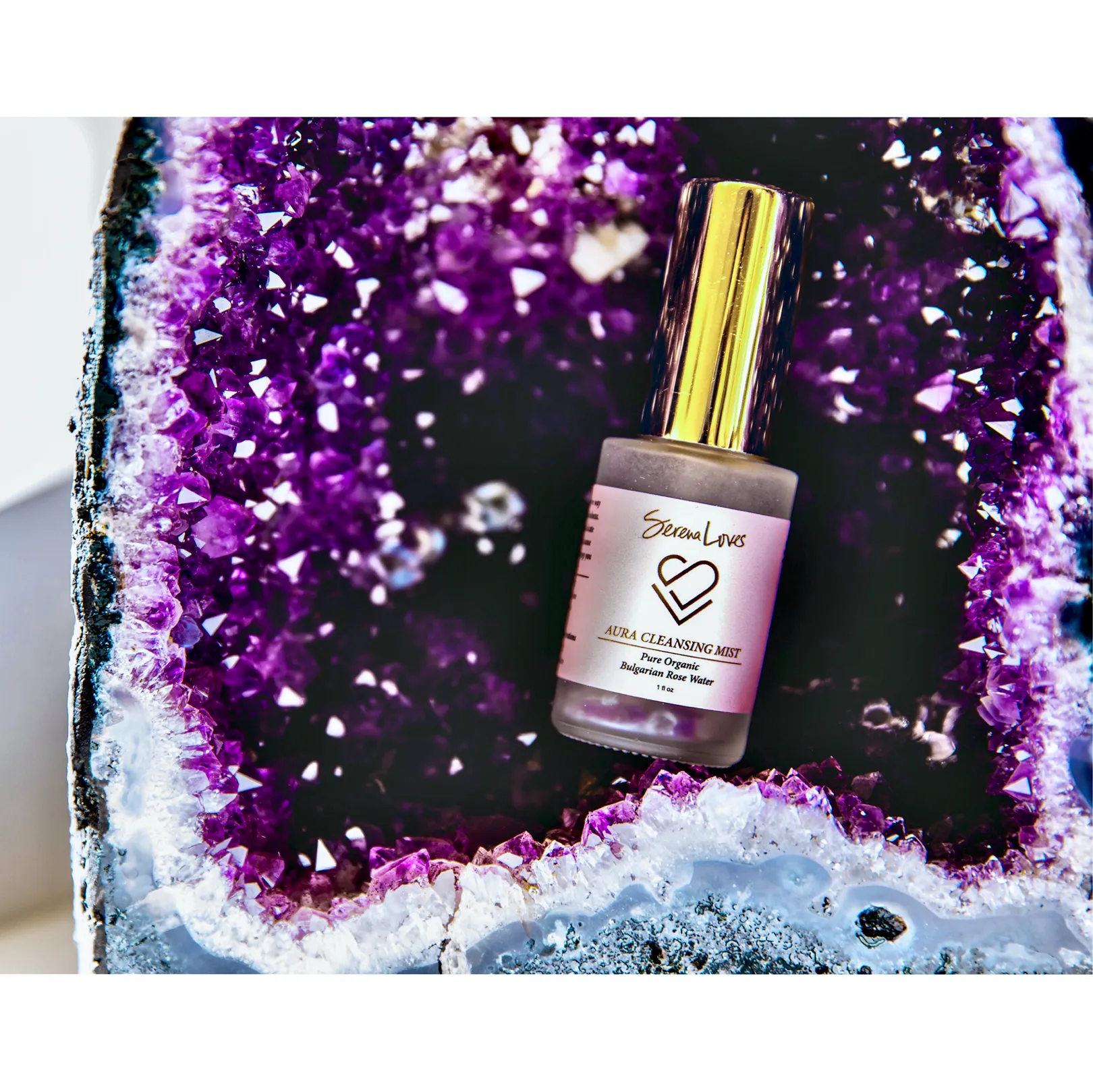 Aura Cleansing Mist with Pure Organic Bulgarian Rose Water
