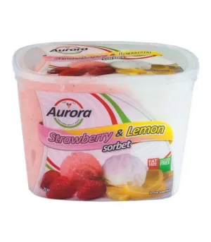 Aurora Strawberry & Lemon Sorbet 2L