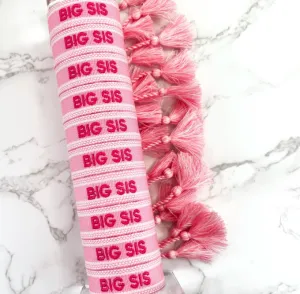 Big Sis Embroidered Woven Bracelet