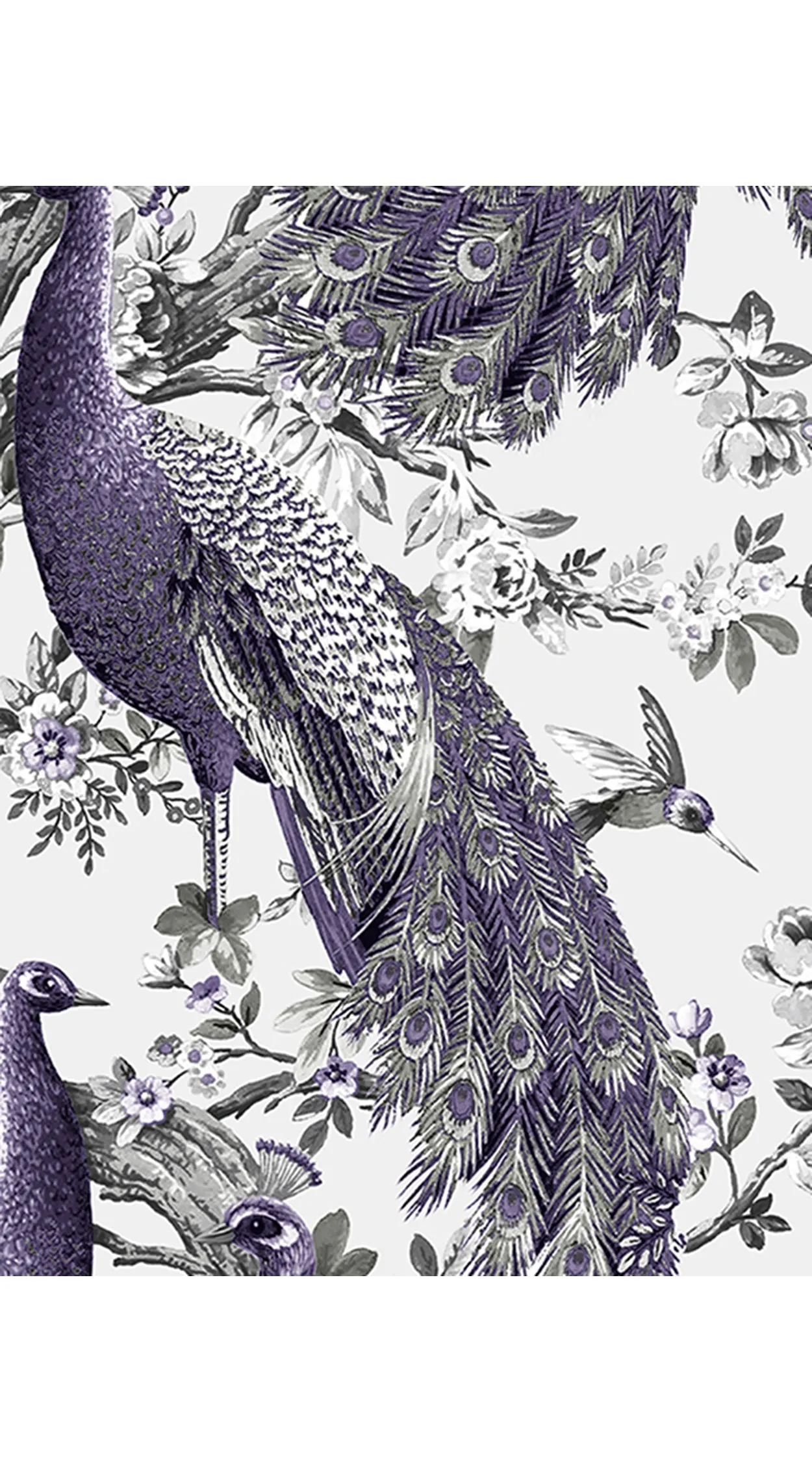 Birdy Dress #2 Crew Neck 3/4 Sleeve Long  3 Length Cotton Musola (Belvedere Peacok)