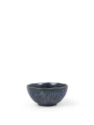 Blue porcelain cup