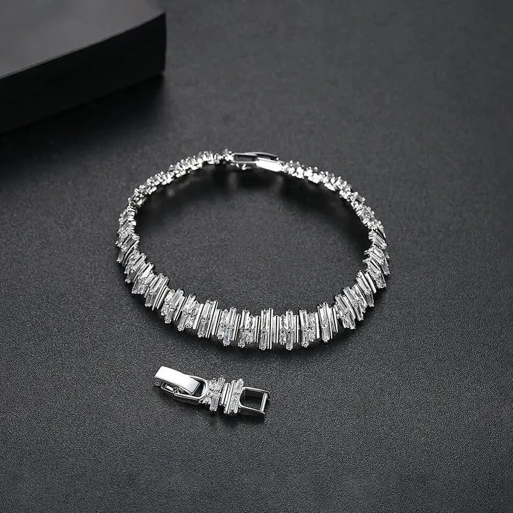 BRACELET - 18K WHITE GOLD FINISH