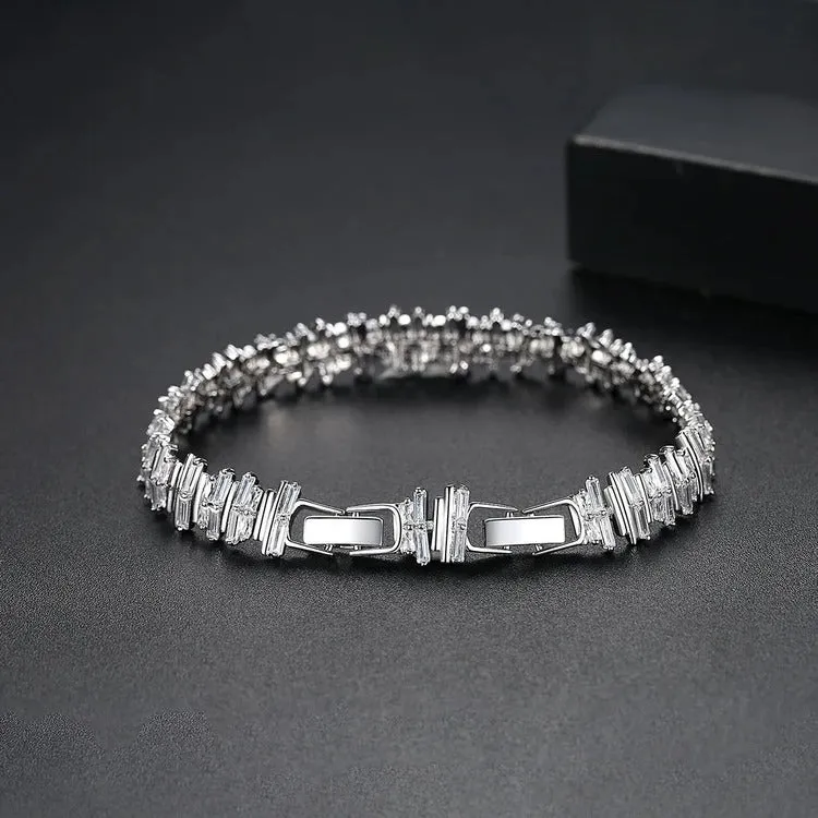 BRACELET - 18K WHITE GOLD FINISH