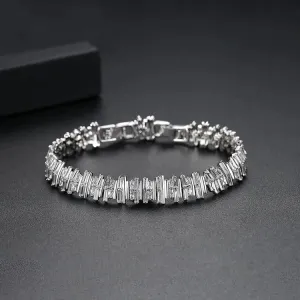 BRACELET - 18K WHITE GOLD FINISH