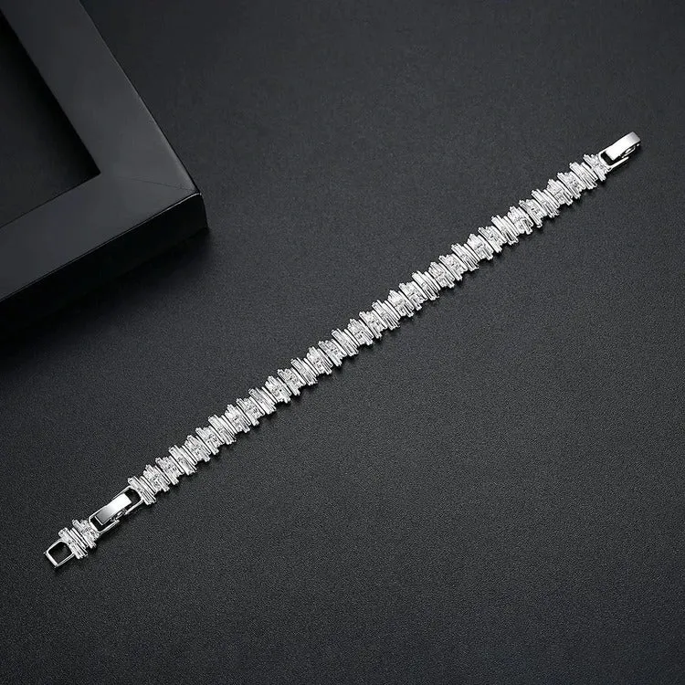 BRACELET - 18K WHITE GOLD FINISH