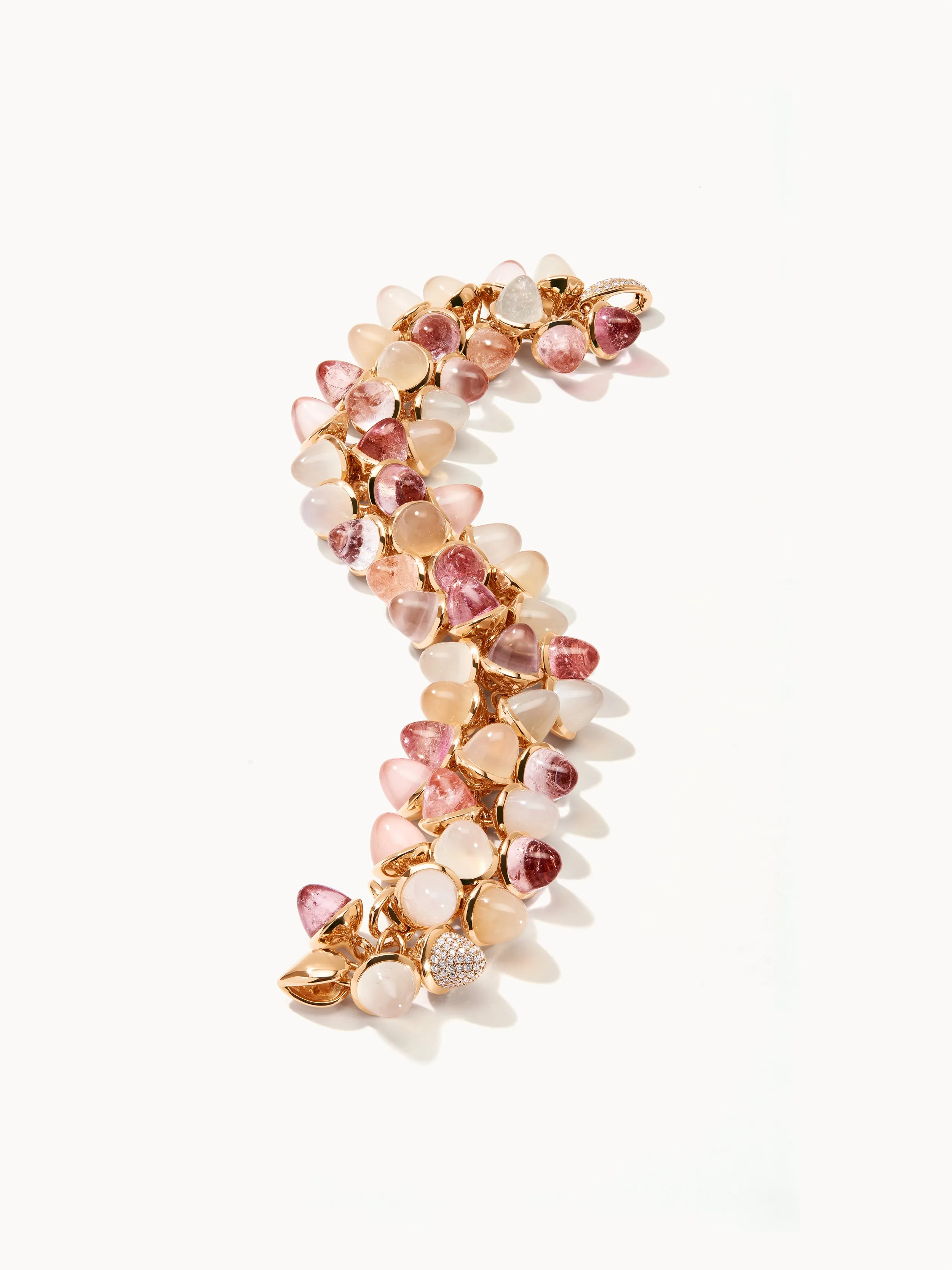 Bracelet MIKADO Flamenco 'Blush' with Diamond Pavé Blush with Diamond Pavé