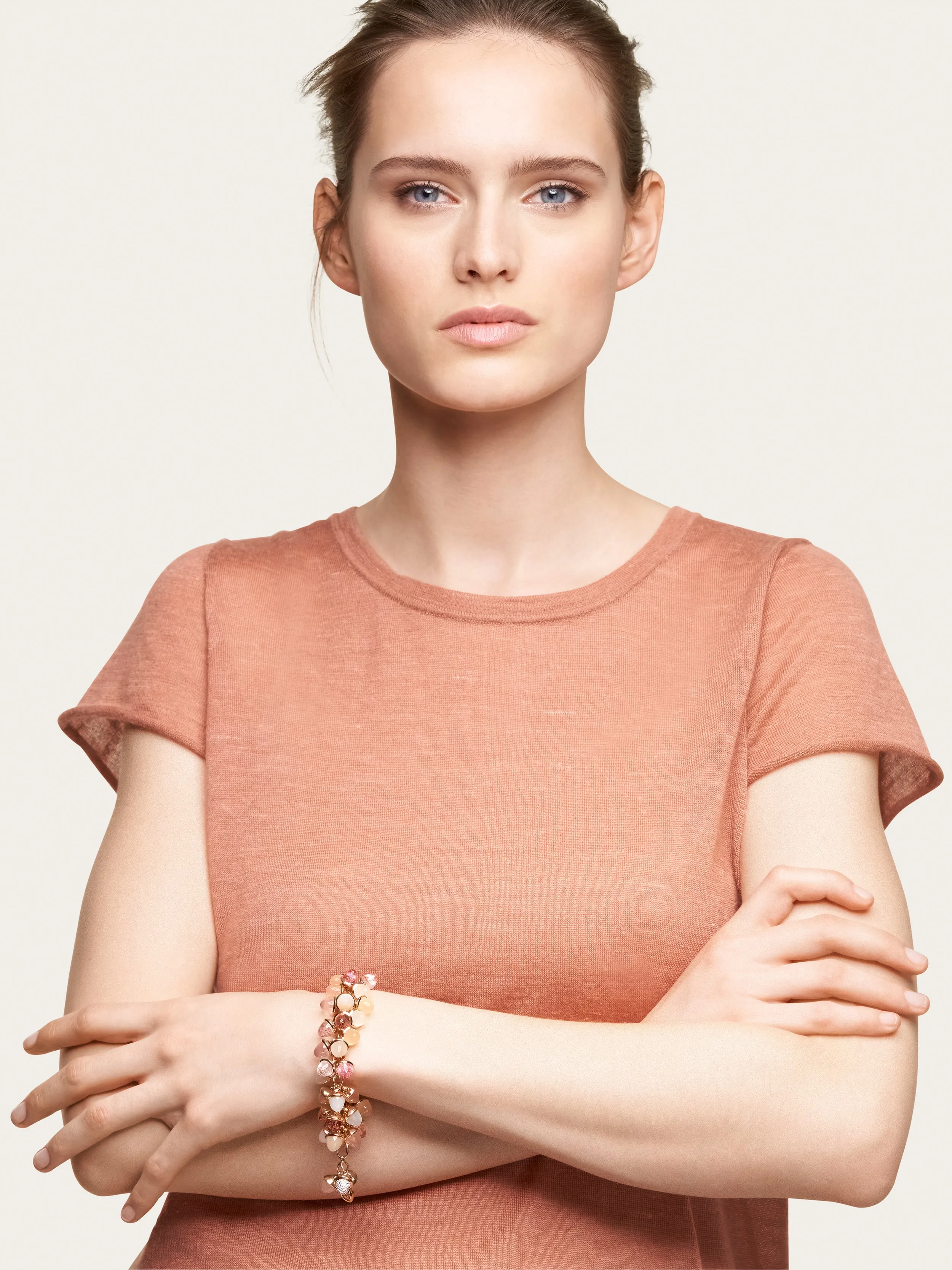 Bracelet MIKADO Flamenco 'Blush' with Diamond Pavé Blush with Diamond Pavé