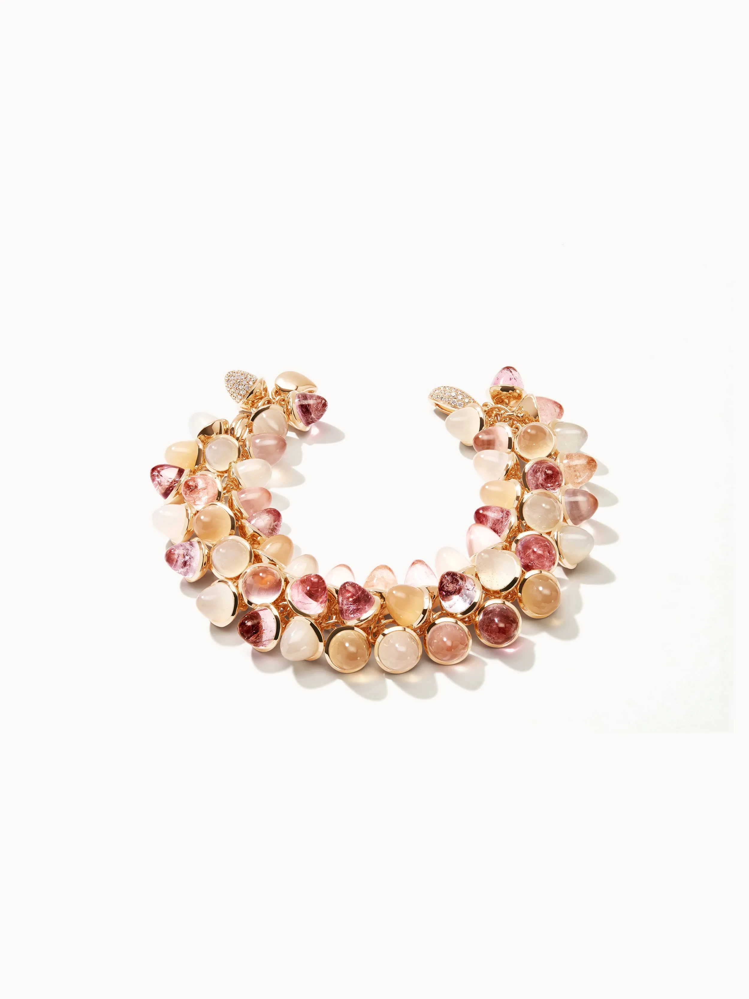 Bracelet MIKADO Flamenco 'Blush' with Diamond Pavé Blush with Diamond Pavé